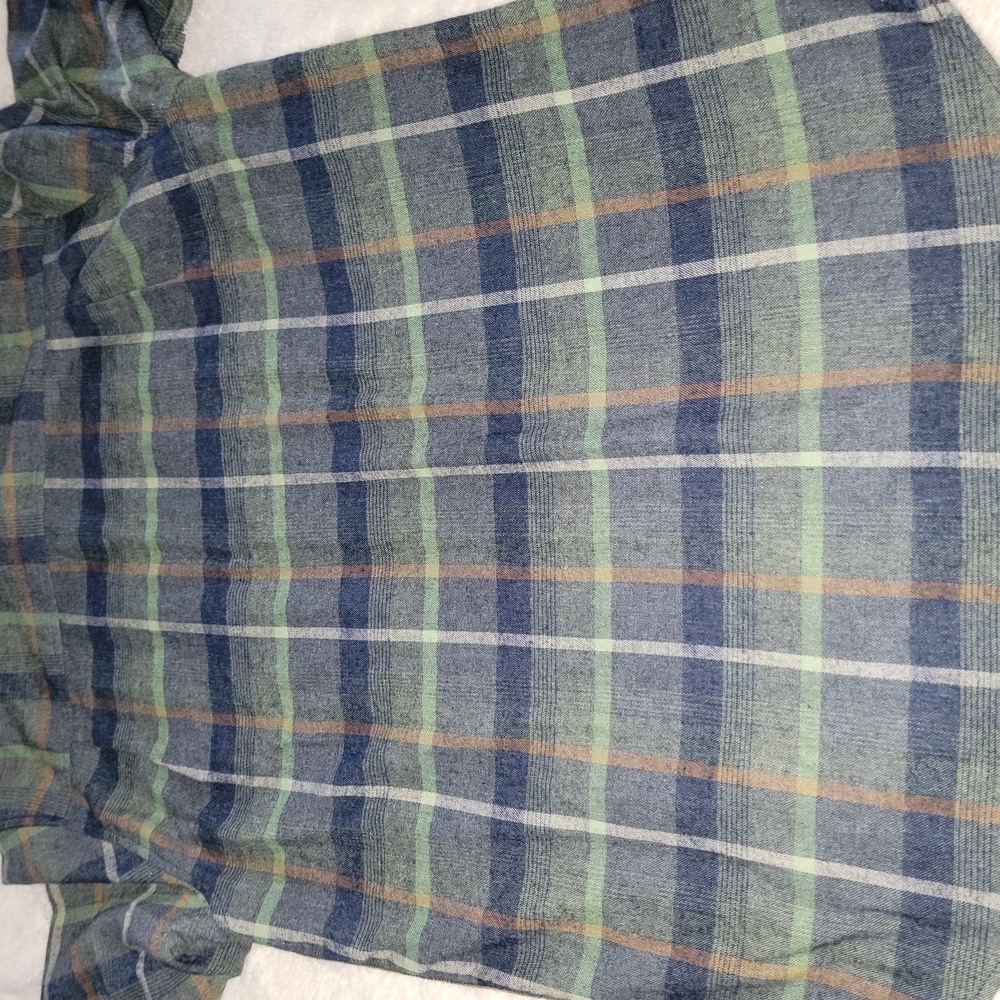 Weatherproof Men's Casual Button Down Shirt - Blue, Green, Brown Plaid